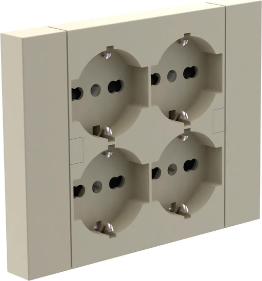 electraline 3pmark spa multipresa da incasso quadra 4 prese sabbia ean 8011439221258
