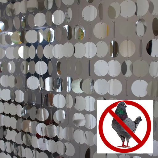green island tenda in plastica argento dissuasore per volatili 100cm x 220 cm ean 8029971129543