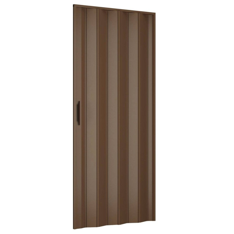 italbox porta a soffietto scorrevole in pvc da interno 82x210 cm noce ean 8057680145387