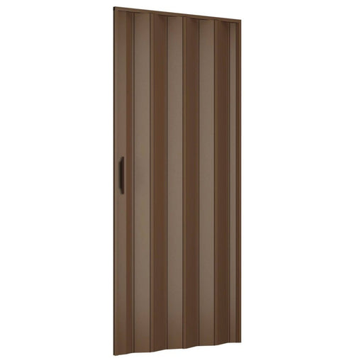 italbox porta a soffietto scorrevole in pvc da interno 82x210 cm noce ean 8057680145387