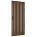 italbox porta a soffietto scorrevole in pvc da interno 82x210 cm noce ean 8057680145387