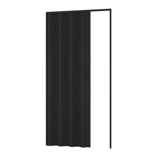 italbox porta a soffietto scorrevole in pvc da interno 82x220 cm nero ean 8053853544650