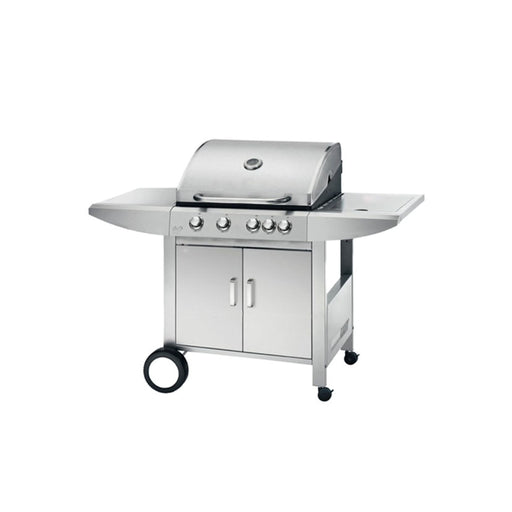 itimat bbq a gas vesuvio con 4 bruciatori e fornello laterale