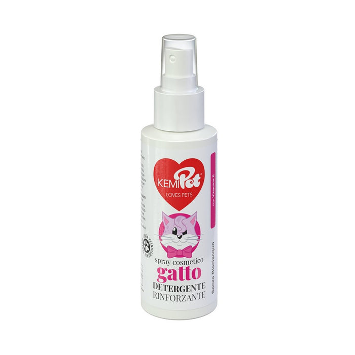 immagine-1-kemipet-spray-detergente-rinforzante-senza-risciacquo-100ml-kemipet-gatto-ean-8024435119245
