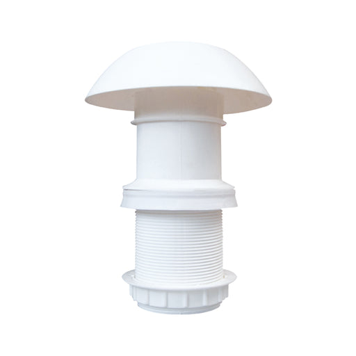 lux camino per scarico esalazioni 60mm in polipropilene con anello antispruzzo parap ean 8033593663613