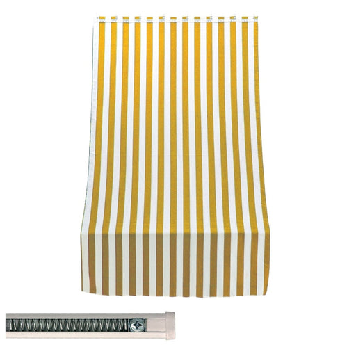 immagine-1-marchio-di-qualita-tenda-da-sole-con-tunnel-per-bastone-in-poliestere-bianco-giallo-rio-ean-8032495034415