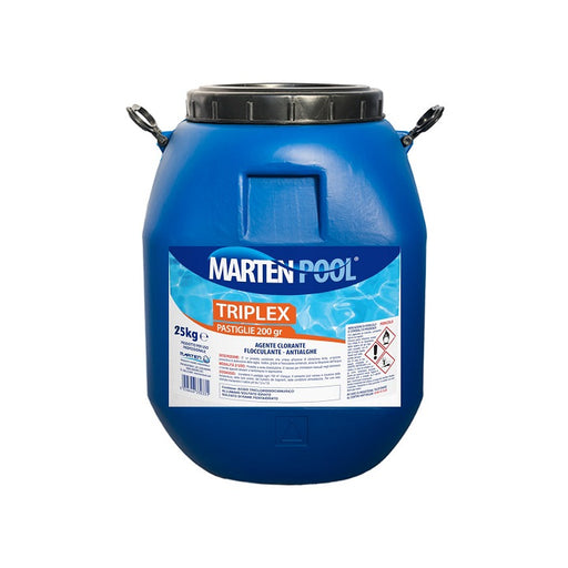 immagine-1-marten-cloro-triplex-multifunzione-pastiglie-200gr-25kg-disinfettante-clorato-a-lenta-dissoluzione-ean-7427252156034