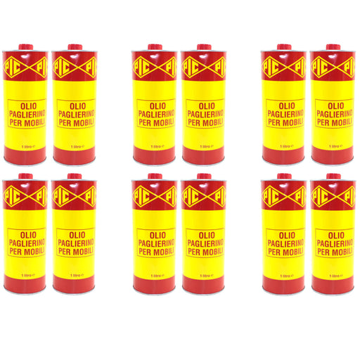 immagine-1-p-i-c-set-12-latte-olio-paglierino-per-lucidatura-dei-mobili-bianco-1lt