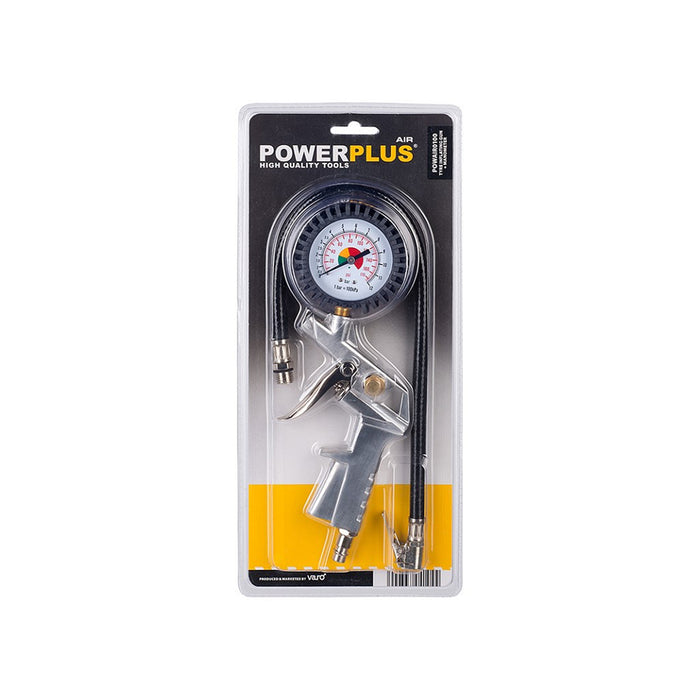 immagine-1-power-plus-pistola-pompa-con-manometro-per-gonfiaggio-pneumatici-powair0100-ean-5400338041044