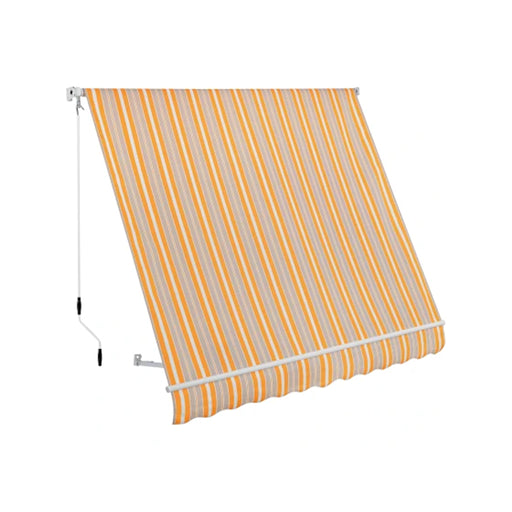 solarius tenda da sole a caduta con bracci regolabili arancio e tortora disponibile in 3 misure ean 8014211951152