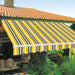 solarius tenda da sole da esterno a bracci avvolgibile 2 misure grigiogiallabianca ean 8050055060100