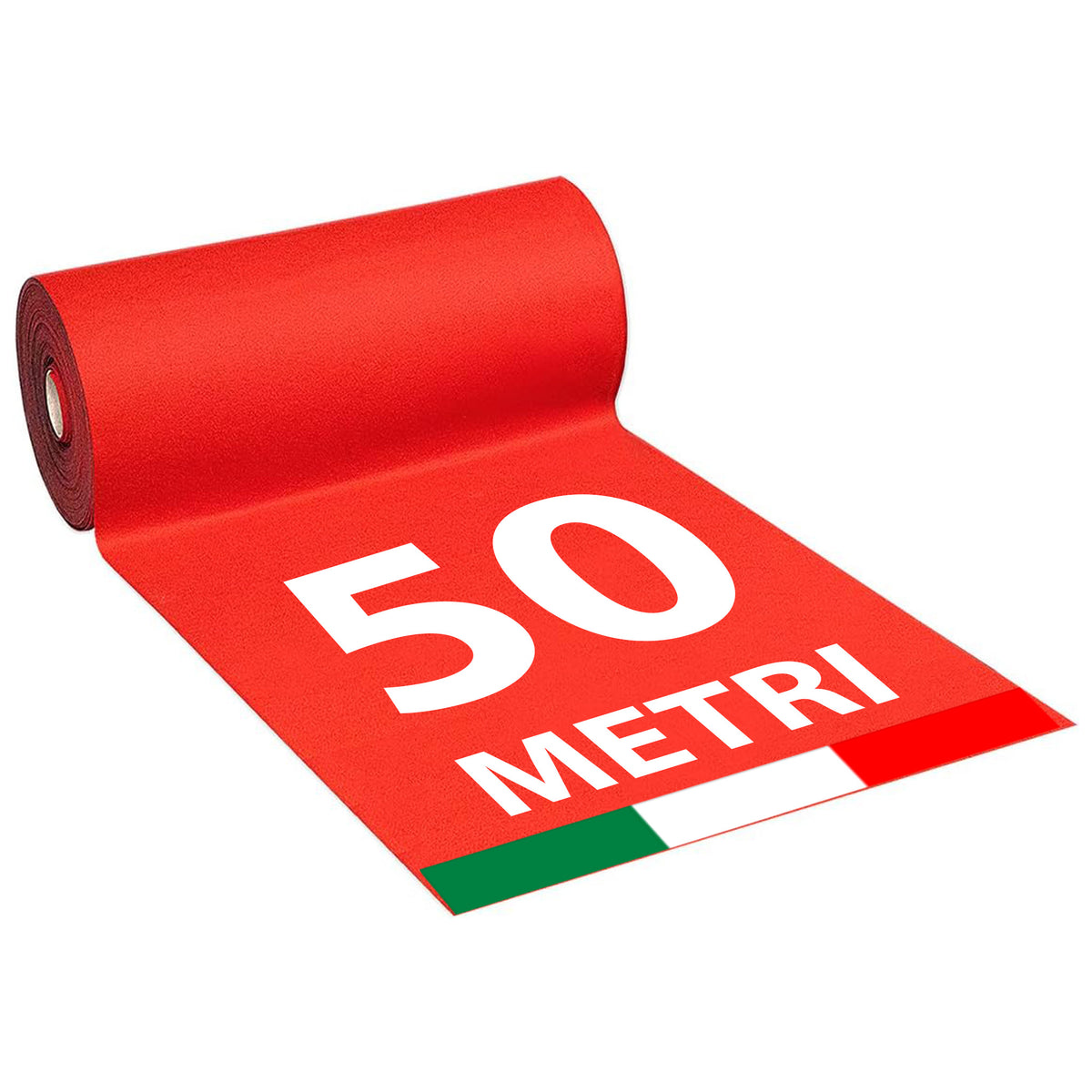 soleilux 1mt x 50mt passatoia rossa natalizia tappeto rosso feltro rosso natale chiesa matrimonio negozio prodotto italiano ean 8058753790053