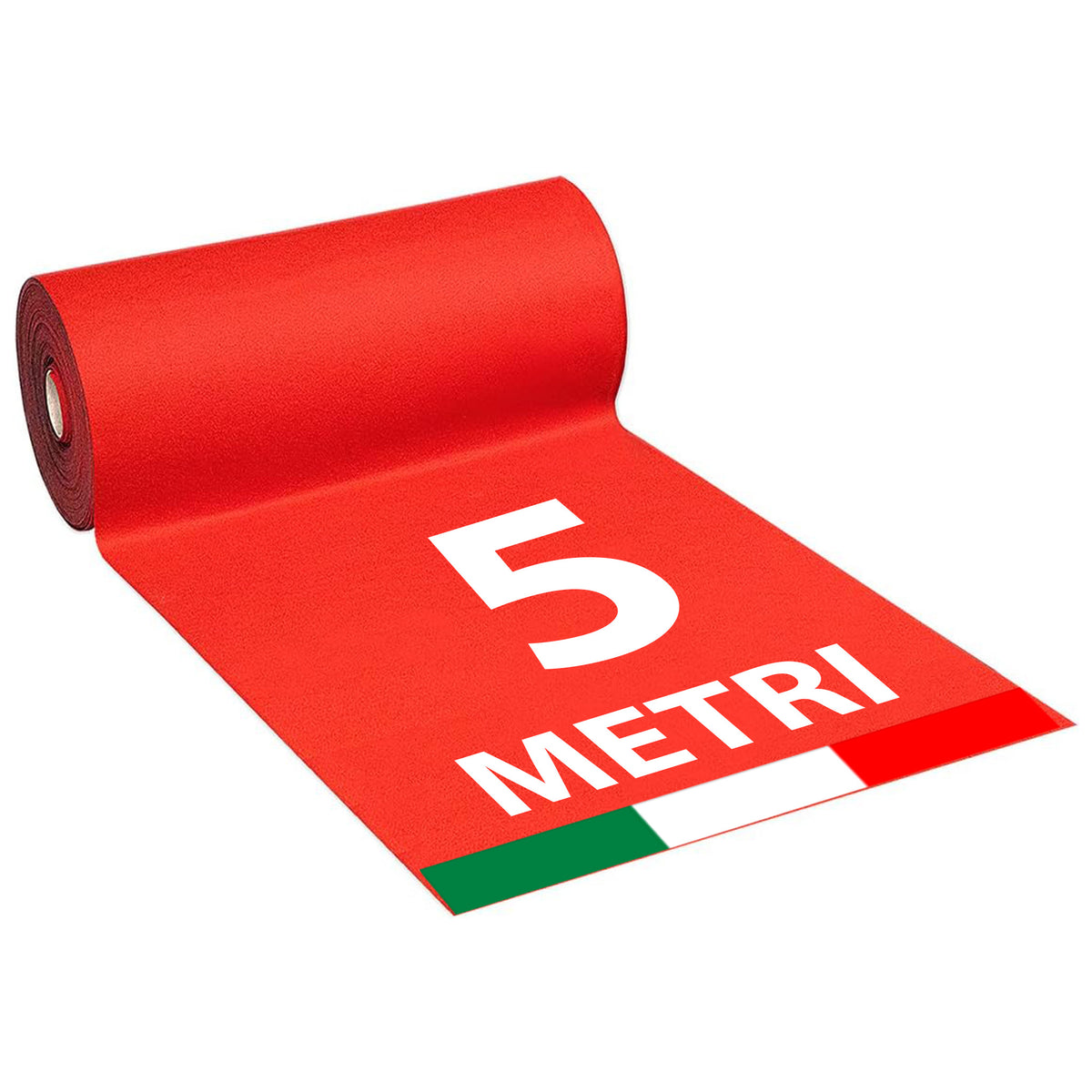 soleilux 1mt x 5mt passatoia rossa natalizia tappeto rosso feltro rosso natale chiesa matrimonio negozio prodotto italiano ean 8058753790022