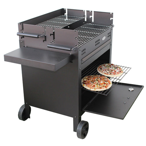 soleilux barbecue a legna e carbone con forno pizza con termometro etna v20 ean 8428832088300