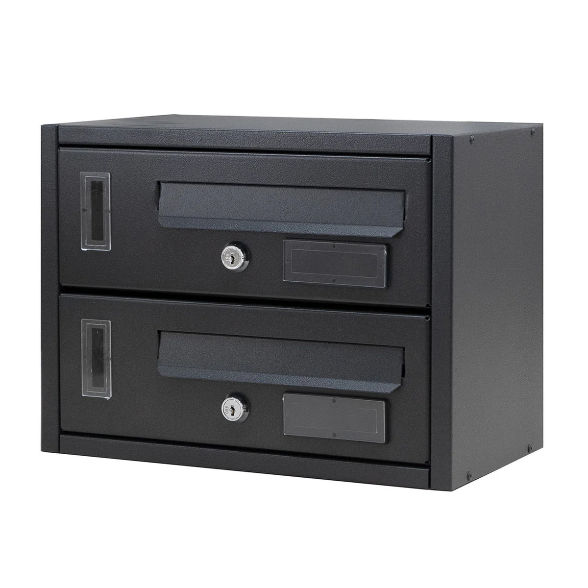 soleilux cassetta postale condominiale da muro buca lettere componibile made in italy 2 posti 30x17x22h ean 8058753795126