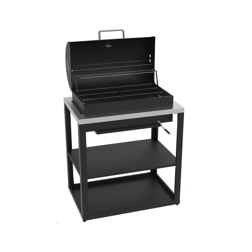 soleilux modulo barbecue a carbone con scaffale aperto l 90 x p 607 x h 90cm ean 8058753796581