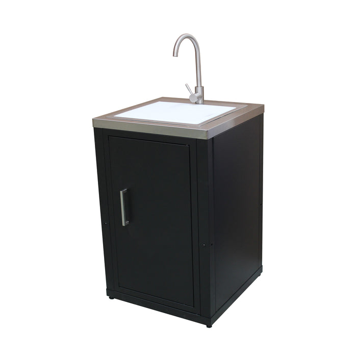 soleilux modulo lavello con rubinetto e tagliere l 607 x p 607 x h 90cm ean 8058753797458