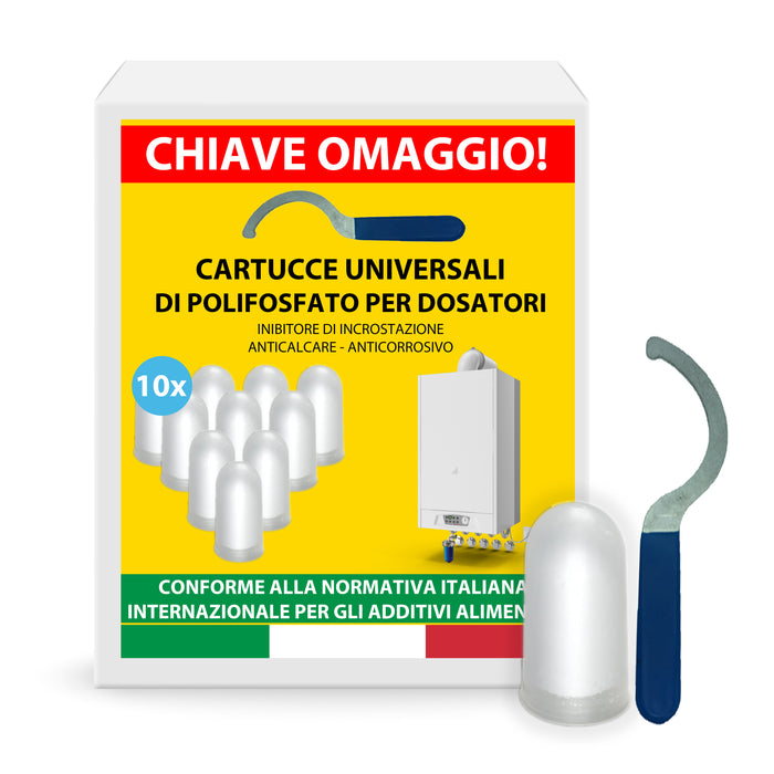 soleilux soleilux cartucce sale polifosfati per caldaia da 10 pastiglie chiave smontaggio ean 8058753792132