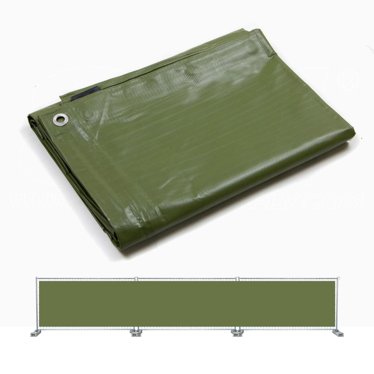 soleilux telo copertura grantelo 300gr 2x25mt verde ean 8058753790190