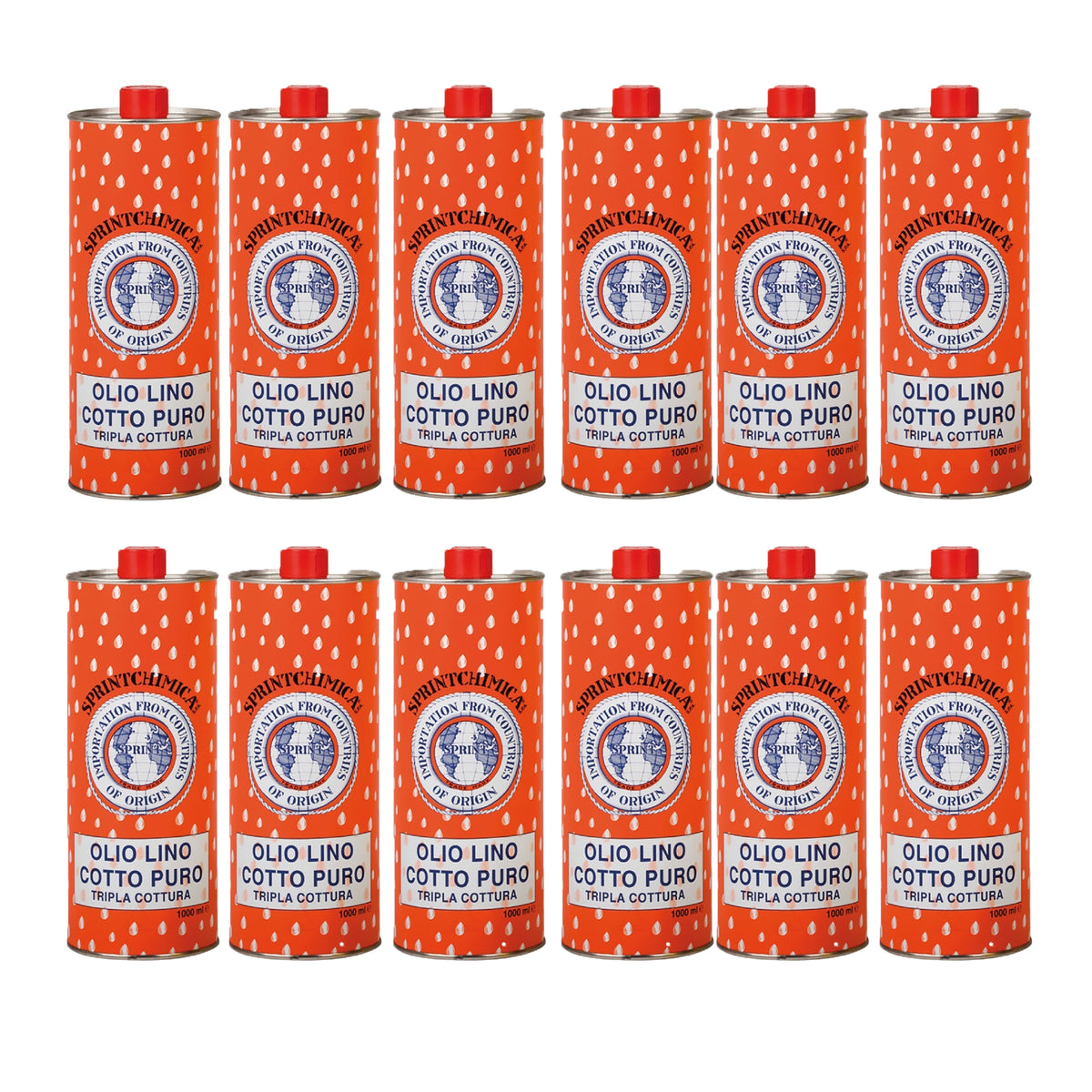 immagine-1-sprint-chimica-s-p-a-12x-olio-di-lino-cotto-puro-tripla-cottura-1000ml-sprintchimica-ean-8016742100412