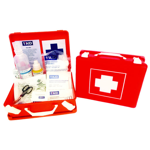 1aid kit valigetta pronto soccorso all 2 dm 3882003 e s m i con supporto a parete ean 8052462320044