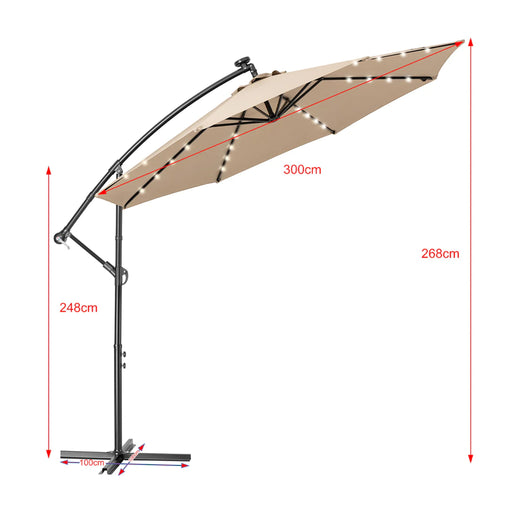 immagine-2-dreamwell-ombrellone-giardino-3-mt-con-luce-led-solare-palo-decentrato-con-carrucola-ecru-32-led-con-pannello-solare-ean-8054143006285