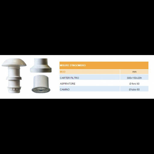 lux kit cappa aspirante lux 12 v ean 8033593665839