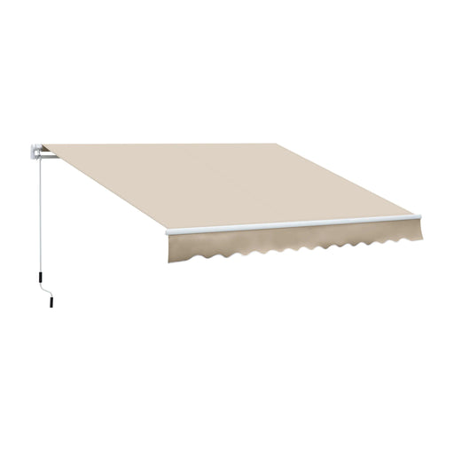 solarius tenda da sole da esterno a bracci avvolgibile 2 misure beige tinta unita ean 8050055060070