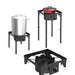 soleilux fornellone 3 in 1 rialzato da esterno gpl con accensione piezo 40x40cm h 81cm