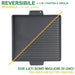 soleilux griglia bistecchiera 2 in 1 quadrata in ghisa universale antiaderente 40x40 cm liscia e rigata con 2 manici ean 8058753792224