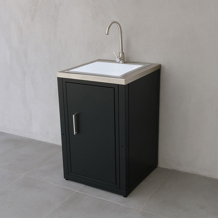 soleilux modulo lavello con rubinetto e tagliere l 607 x p 607 x h 90cm ean 8058753797458