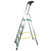 soleilux soleilux scala in alluminio unica 5 gradini con portaoggetti portata certificata 150kg en131 tuv ean 8058753792873