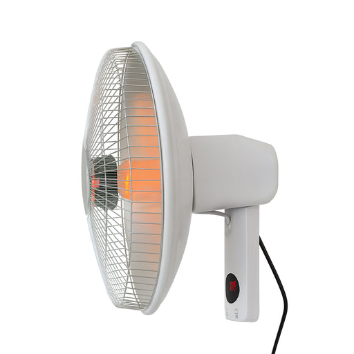 soleilux stufa da parete con 2 velocita 40cm telecomando a distanza oscillazione automatica dal design elegante stufa murale ean 8058753796529