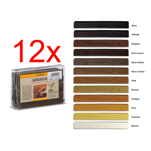 immagine-2-veleca-12-pz-bastoncino-stick-cera-legno-in-cera-naturale-per-riparare-graffi-profondi