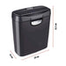 immagine-3-dreamwell-distruggi-documenti-trita-carte-elettrico-per-fogli-a4-10lt-ean-8055205796939