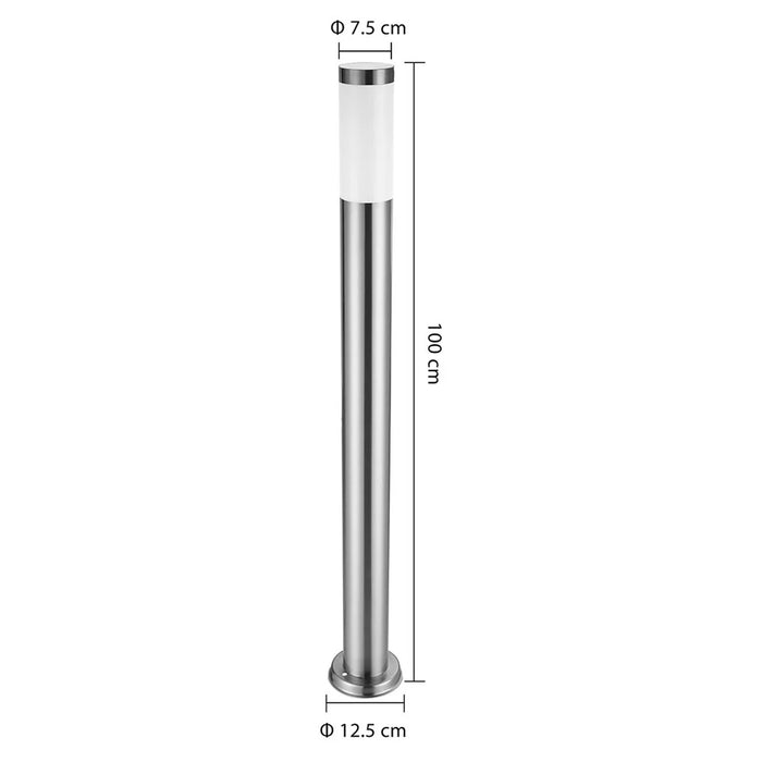 immagine-3-dreamwell-lampada-paletto-luce-per-giardino-in-acciaio-100cm-ean-8054143009873