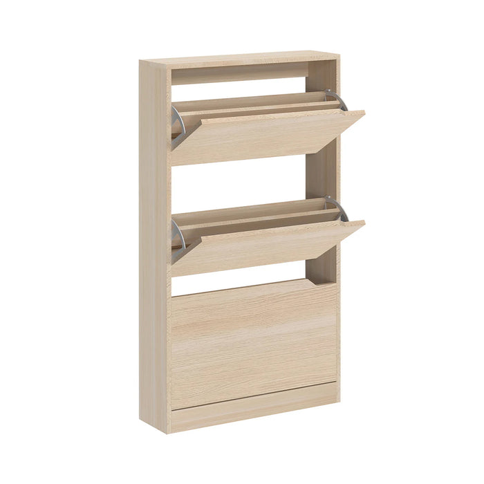 immagine-3-dreamwell-scarpiera-salvaspazio-a-3-ante-portascarpe-in-legno-63x24x115-olmo-ean-8054143034226