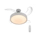 immagine-3-dreamwell-ventilatore-da-soffitto-in-acciaio-con-4-pale-plafoniera-a-led-e-telecomando-106cm-ean-8054143023299