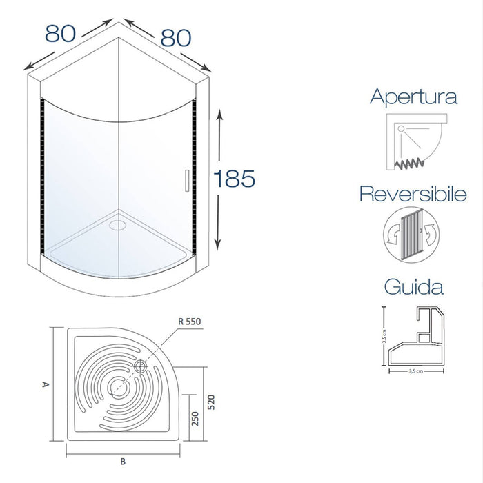 immagine-3-italbox-giove-box-doccia-a-soffietto-in-pvc-estensibile-1-anta-semicircolare-con-apertura-laterale-ean-8057680140726