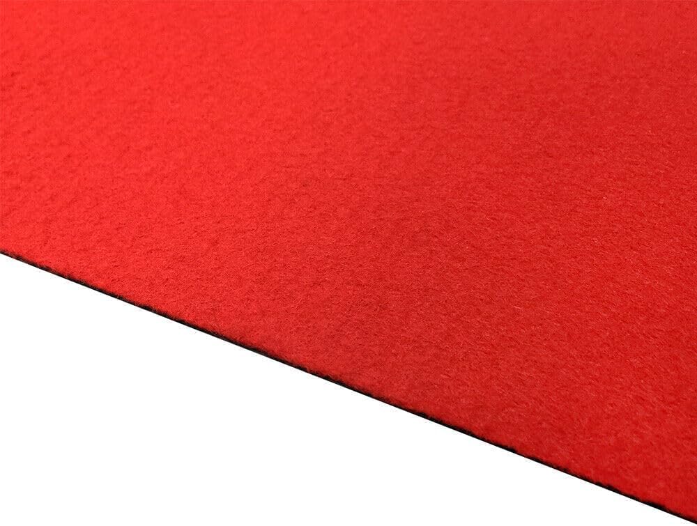 soleilux 1mt x 5mt passatoia rossa natalizia tappeto rosso feltro rosso natale chiesa matrimonio negozio prodotto italiano ean 8058753790022