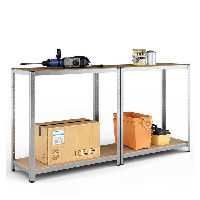 immagine-4-dreamwell-2-x-scaffale-in-metallo-zincato-5-ripiani-per-carichi-pesanti-180x90x40-ean-8054143010817
