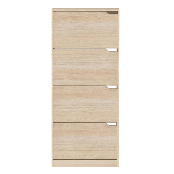 immagine-4-dreamwell-scarpiera-salvaspazio-a-4-ante-portascarpe-in-legno-63x24x150-olmo-ean-8054143034233