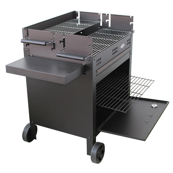 soleilux barbecue a legna e carbone con forno pizza con termometro etna v20 ean 8428832088300