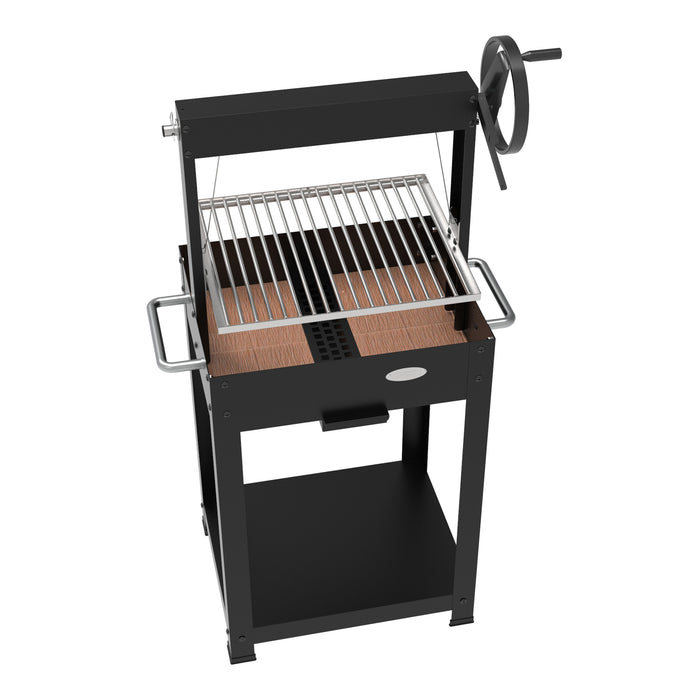 soleilux barbecue duramax in acciaio con 2 funzionalita legna e carbone 080 815 ean 8428832091652