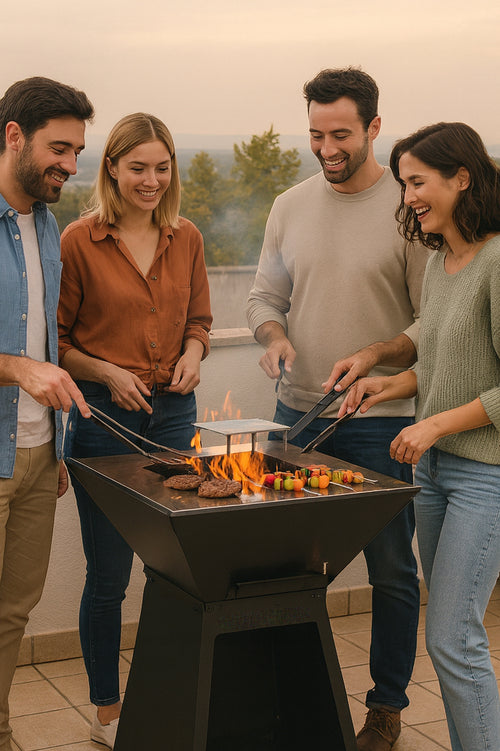 soleilux barbecue 70x70 a legna brasafina ean 8428832094103