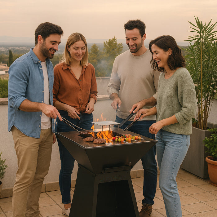 soleilux barbecue 70x70 a legna brasafina ean 8428832094103