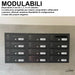 soleilux cassetta postale condominiale da muro buca lettere componibile made in italy 2 posti 30x17x22h ean 8058753795126