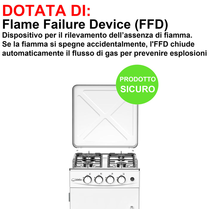 soleilux soleilux cucina da esterno 50x50cm h85cm con mobile portabombola e accensione piezo ean 8058753799995