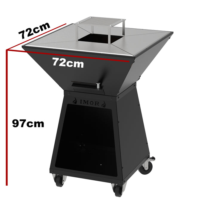 soleilux barbecue 70x70 a legna brasafina ean 8428832094103