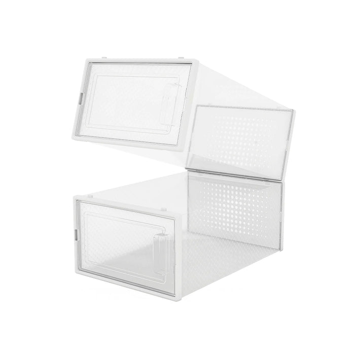 dreamwell set 12 scatole portascarpe salvaspazio impilabili 33 5x23x14 5cm ean 8054143036350